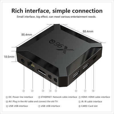 Настраиваемый 4k IPTV Smart Box Allwinner H313 Android 10 TV Box