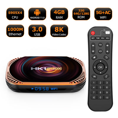 Умный Dreamlink IPTV Box HK1RBOX-X4 8K 4GB 2.4G/5G Wifi настройка