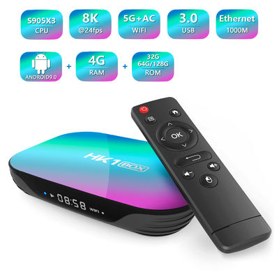 DC 5V Smart Digital TV Box Android 9.0 4 ГБ DDR3 32 ГБ 128 ГБ 8K HK1